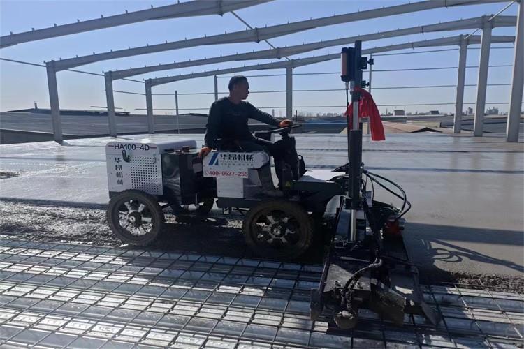HA100-4D激光整平機鋼筋網施工圖